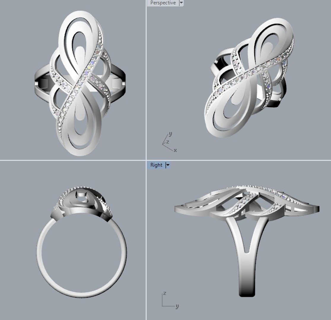 Design Diamond Ring 3D Model - TurboSquid 1456173