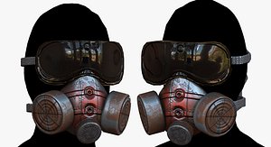 gas mask 3D model