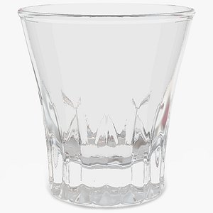3D faceted shot glass