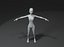 Girl Kid Body Base Mesh 3D 模型 10k 多边形