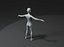 Girl Kid Body Base Mesh 3D 模型 10k 多边形