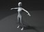 Girl Kid Body Base Mesh 3D 模型 10k 多边形