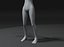 Girl Kid Body Base Mesh 3D 模型 10k 多边形