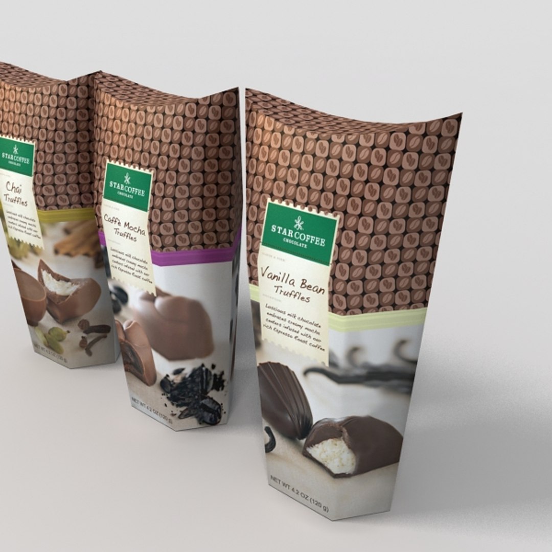 3d chocolate display rack