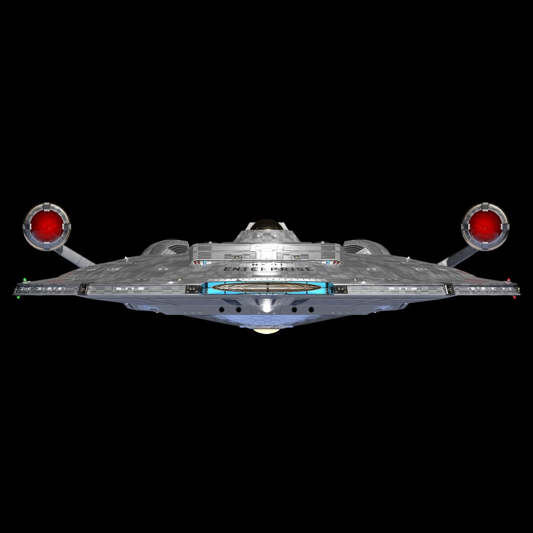 NX-01 Enterprise 3D Model - TurboSquid 2008863