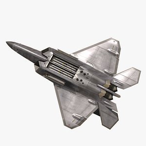 F-22A Raptor Animated Unity-Unreal Ready