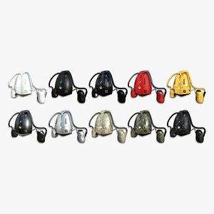 10 Jetpacks I Collection - SciFi Character Design 3D model