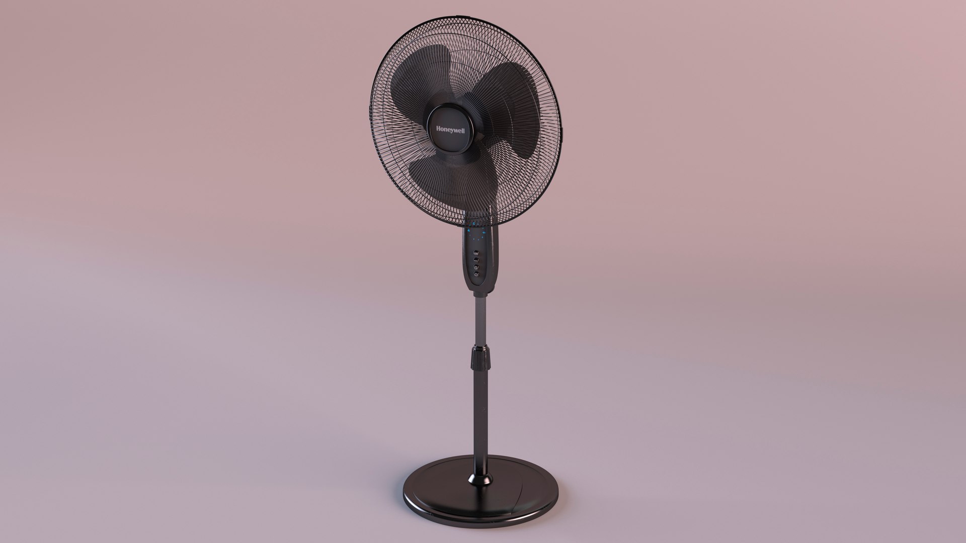 Floor Fan Honeywell Black 3D Model - TurboSquid 2118215