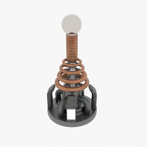 3D model Tesla Coil Tower