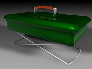 hibatchi grill 3d model