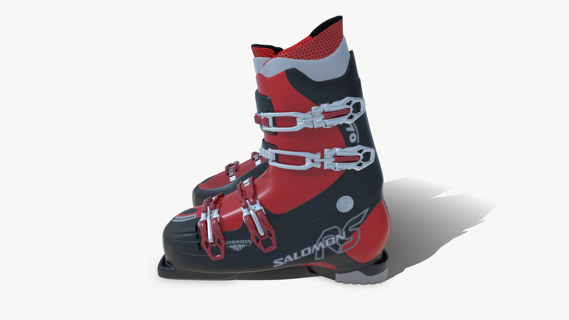 3D Ski Boots Model - TurboSquid 1283648