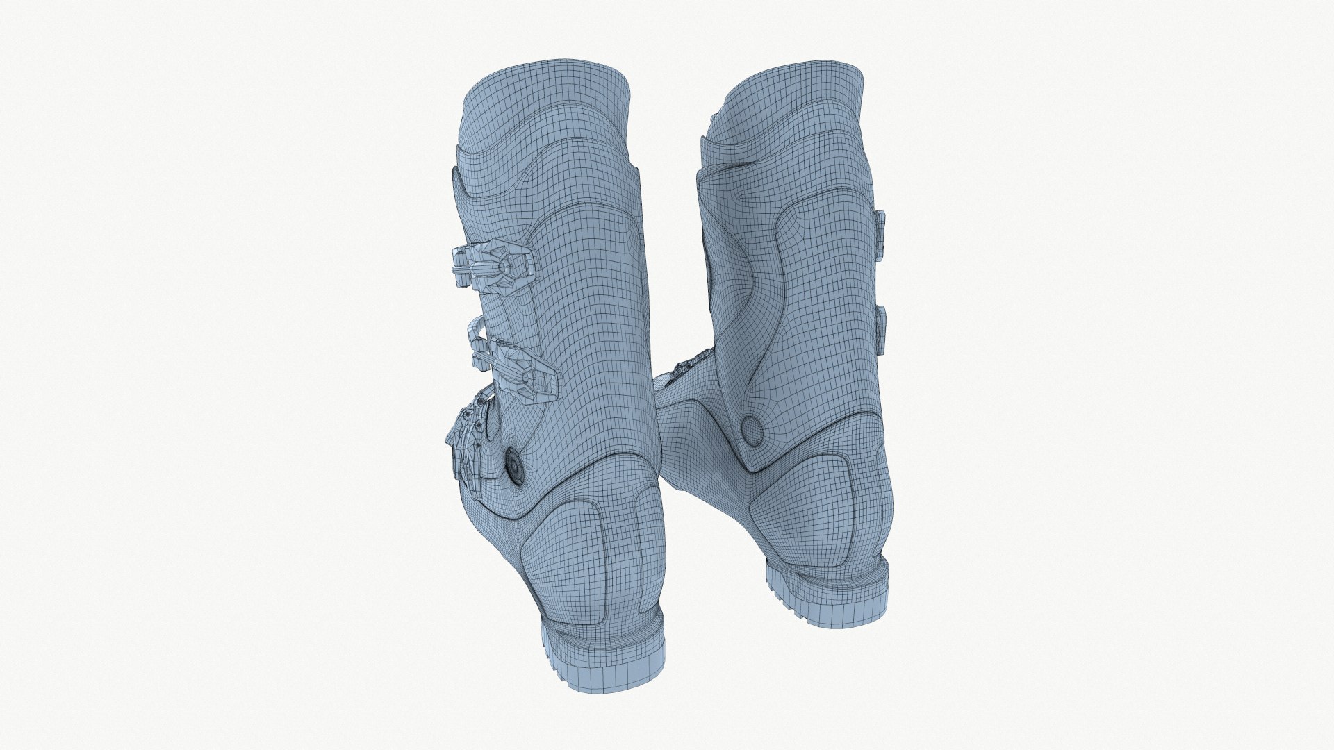 3D Ski Boots Model - TurboSquid 1283648