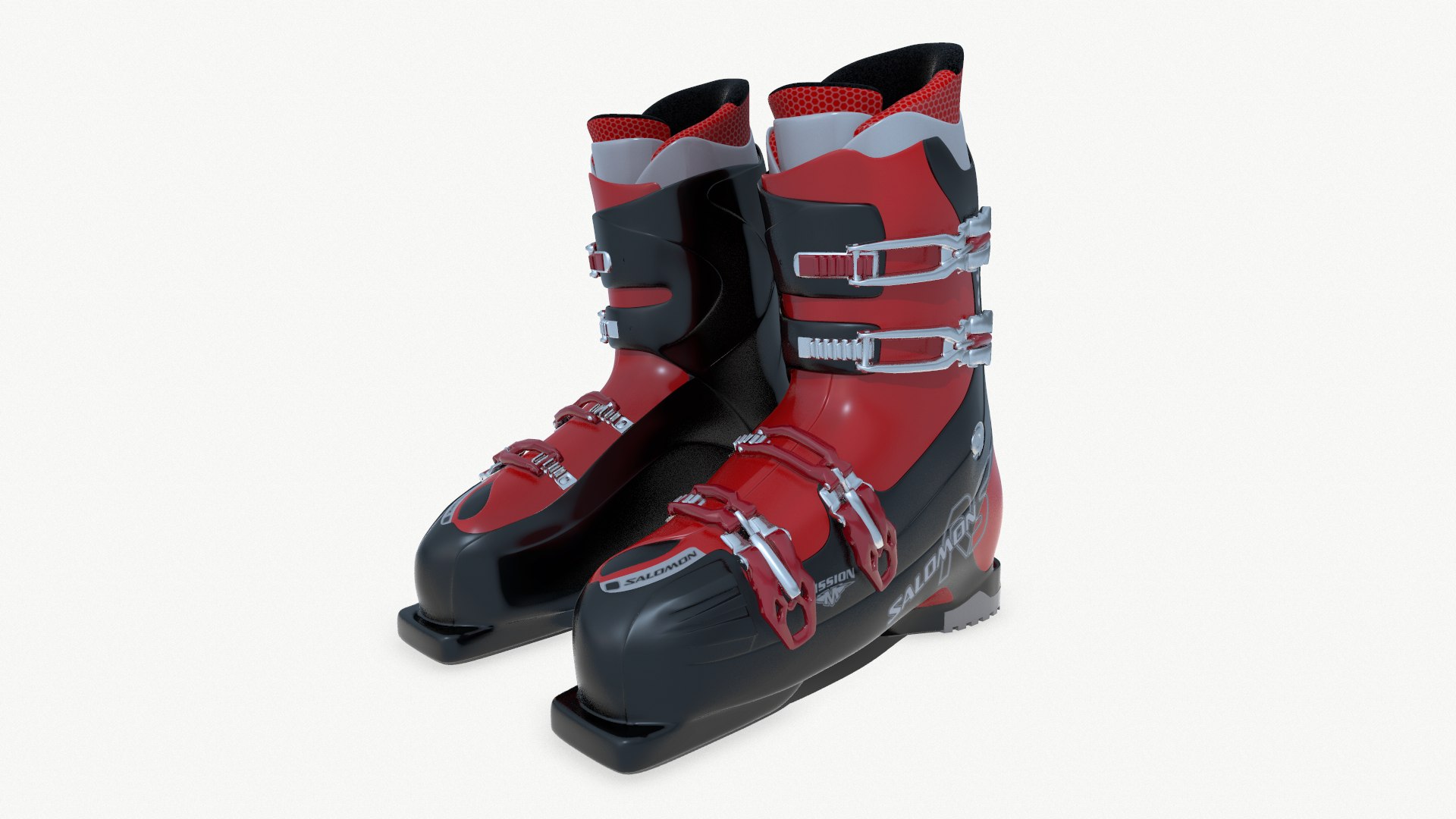 3D Ski Boots Model - TurboSquid 1283648