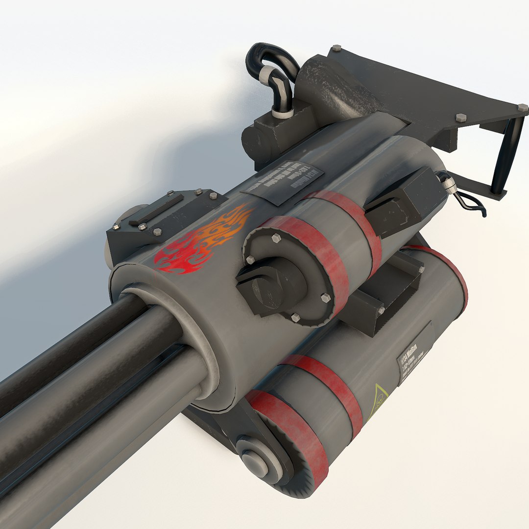 3d Realistic Minigun