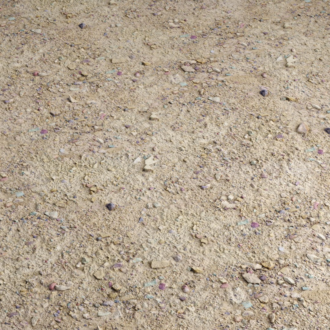 PBR Scanned Ground Texture Vol 01- Seamless 8K PBR Material Model ...
