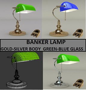 3ds bankers lamp