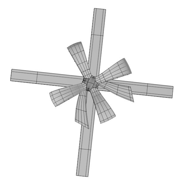3d ribbon model