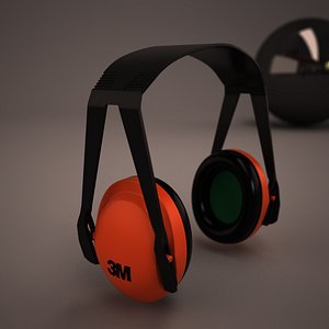 ear protectors 3d model