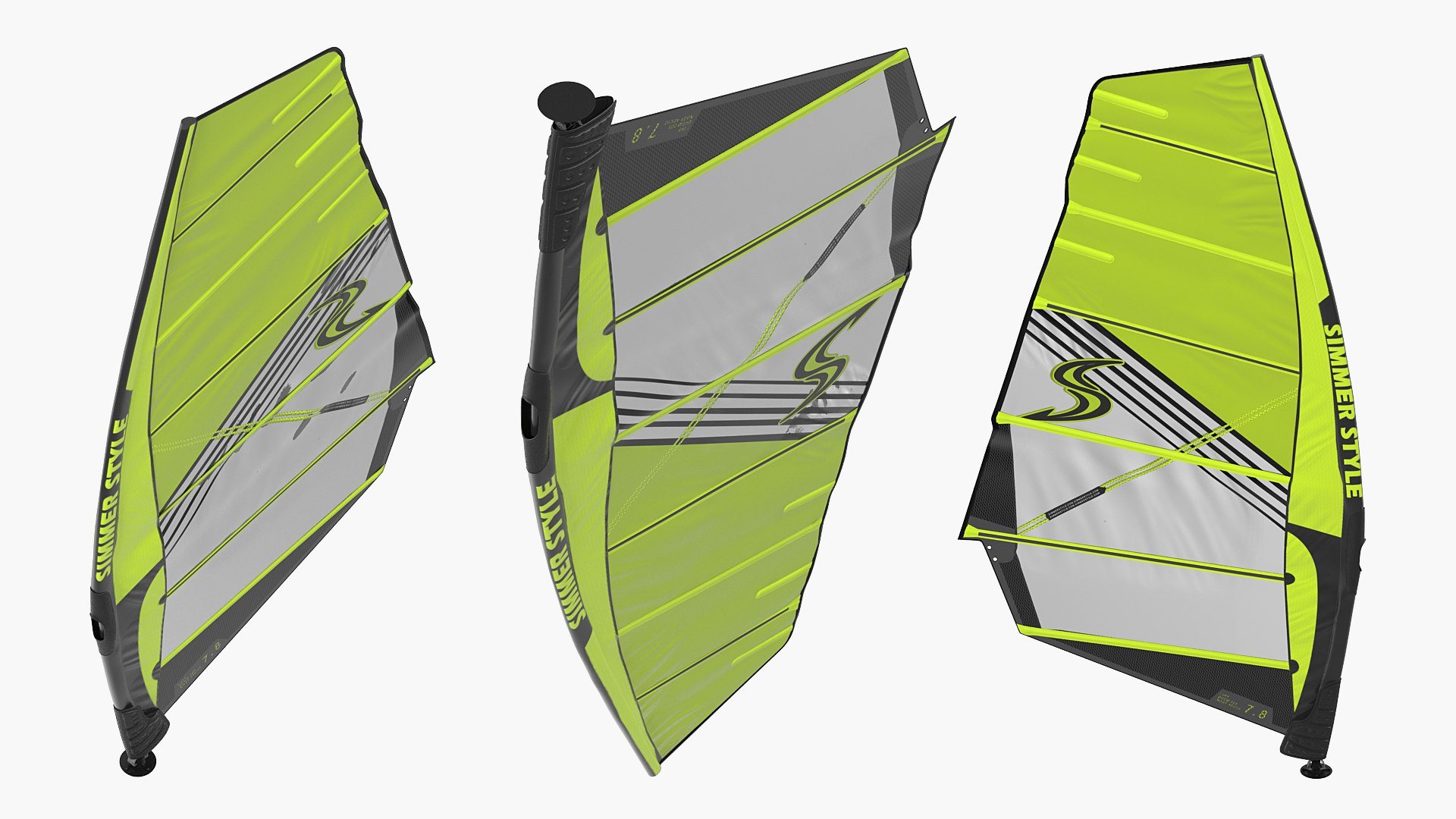 Windsurf Mast Sail Surfing 3D Model TurboSquid 1443809