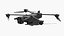 Drone de surveillance de combat Sonora Harmattan AI Black truqué pour Maya