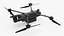 Drone de surveillance de combat Sonora Harmattan AI Black truqué pour Maya