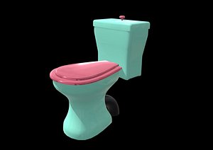 Water closet 3D model