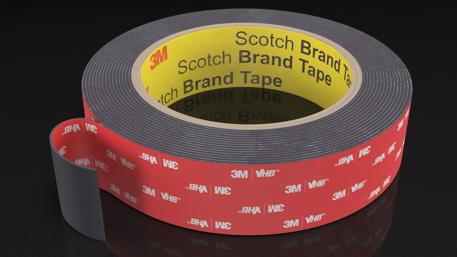 Heavy Duty 3M VHB Double Sided Tape Model - TurboSquid 1830863