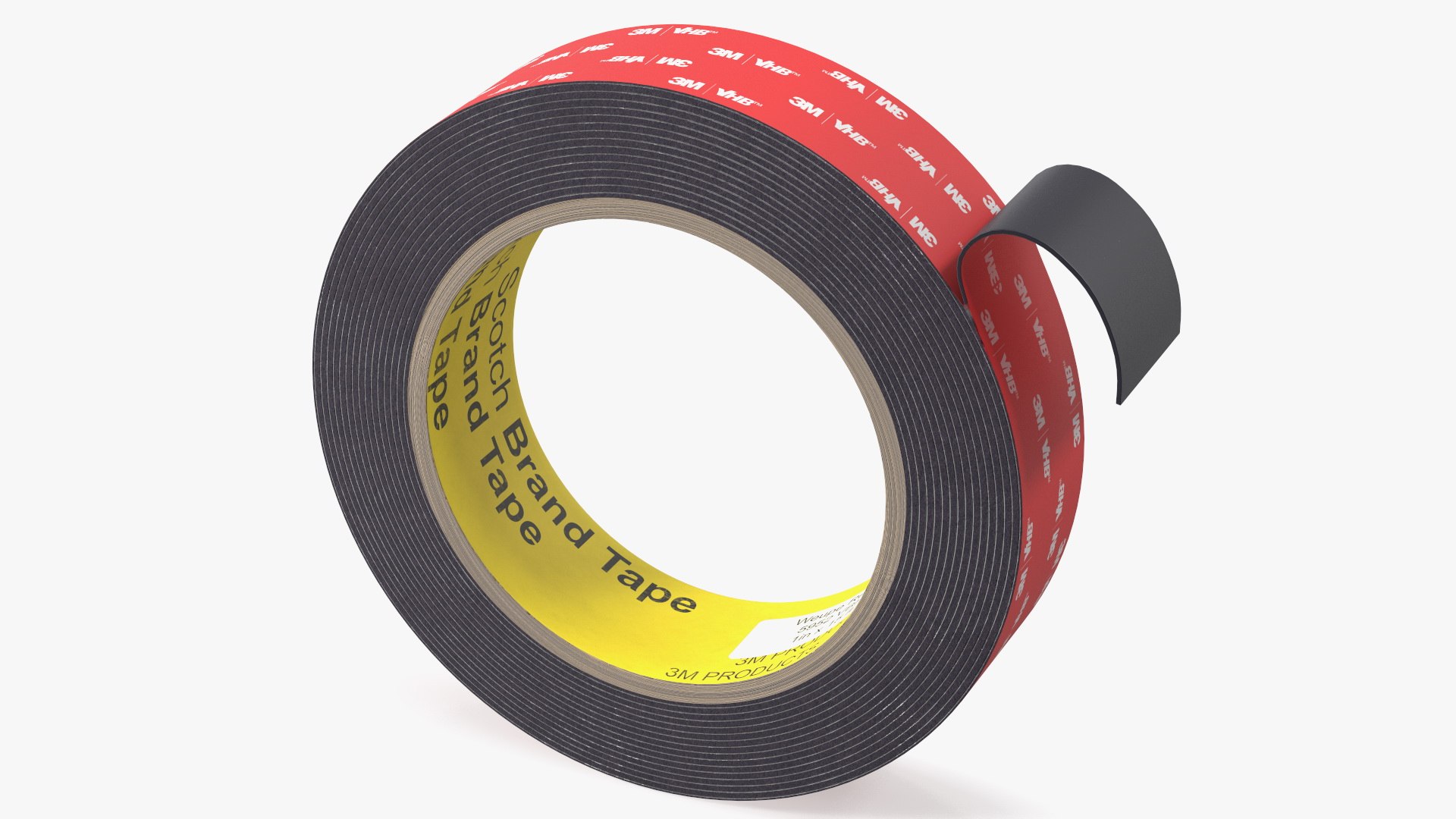 Heavy Duty 3M VHB Double Sided Tape 3D model preview