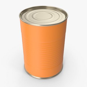 3D Tin Can model