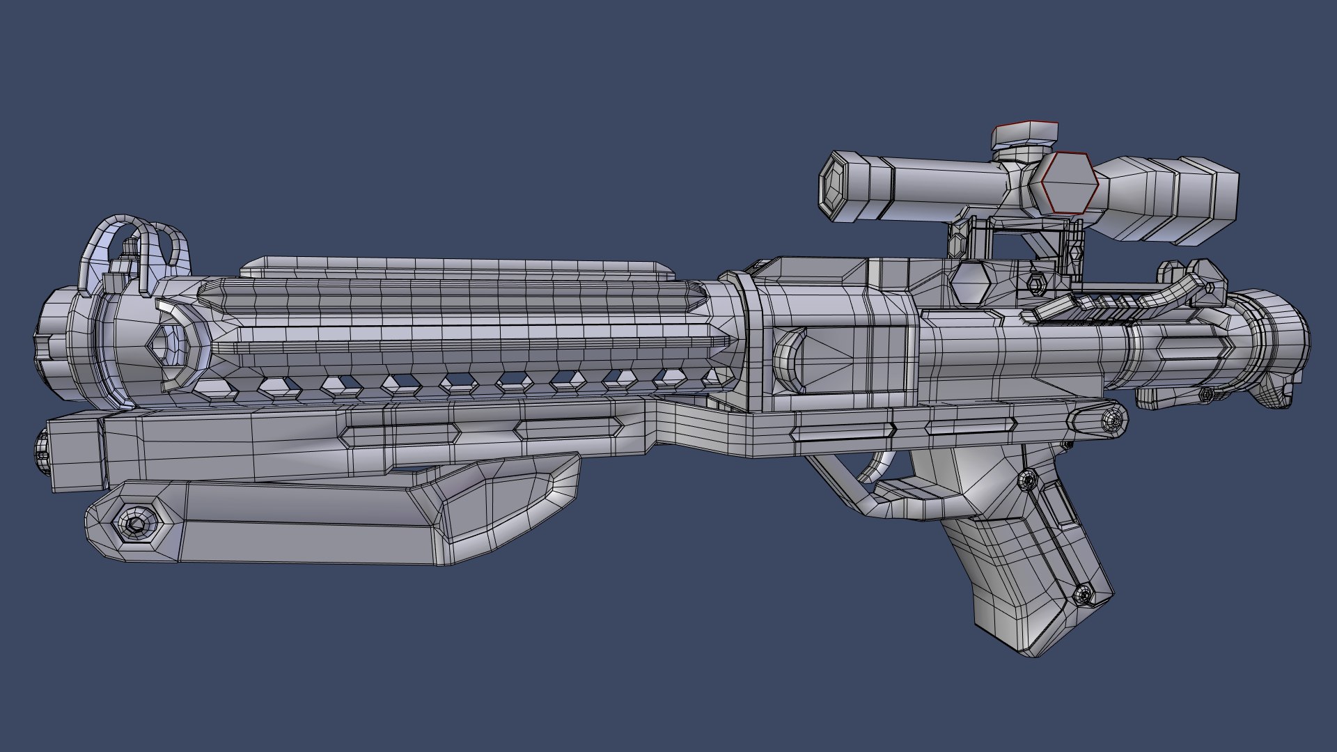 Blaster Star Wars 3d Model