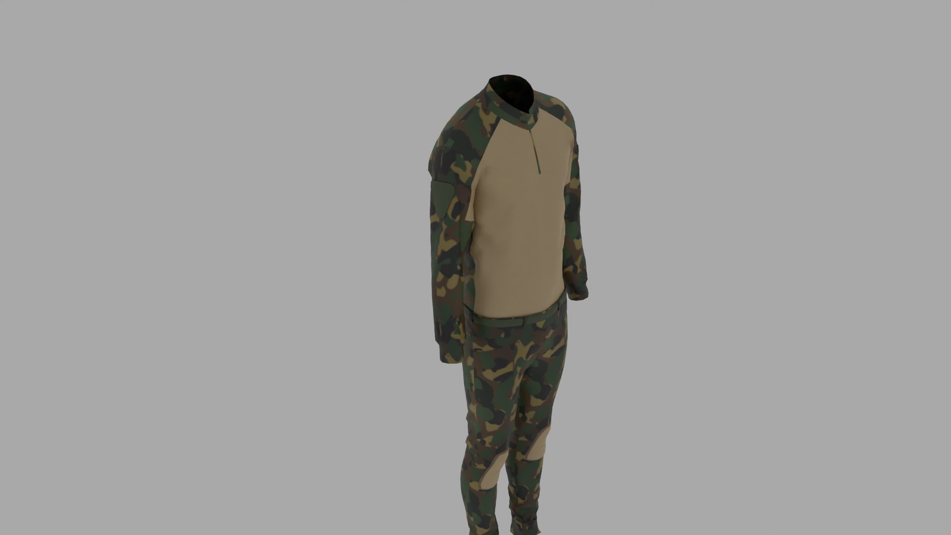 3D Model Military Uniform - TurboSquid 1973173