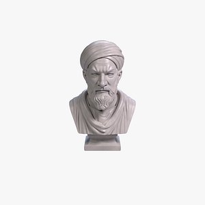 3D Avicenna Bust Sculpture 3D Printable STL File