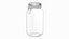 Clip Top Glass Storage Preserving Jar
