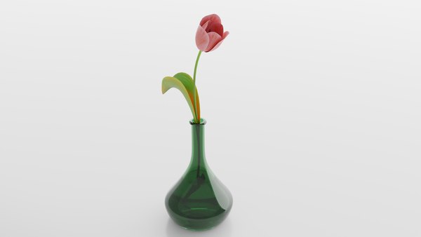 Tulip Vase 3D model - TurboSquid 1900040