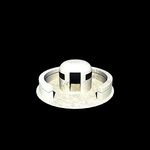 3D Military Bunker 3D model