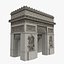 arc triomphe 3d model