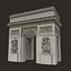 arc triomphe 3d model
