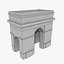 arc triomphe 3d model