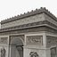 arc triomphe 3d model