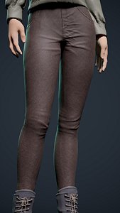 3D Skinny pants
