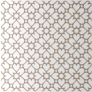 lattice arab panel 3d model