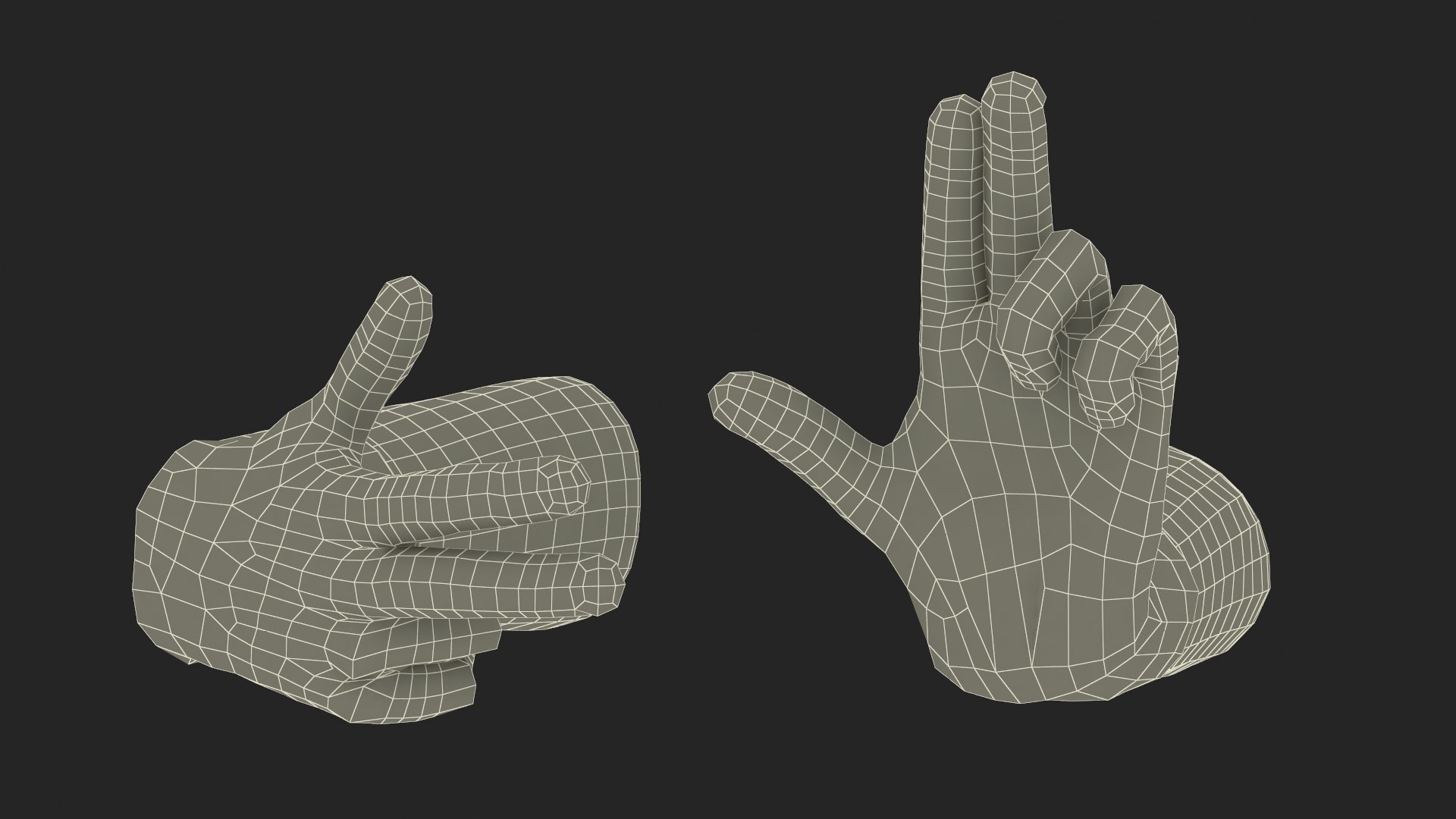 Hands In Rubber Safety Gloves Rigged For Maya 3D Model - TurboSquid 2370154