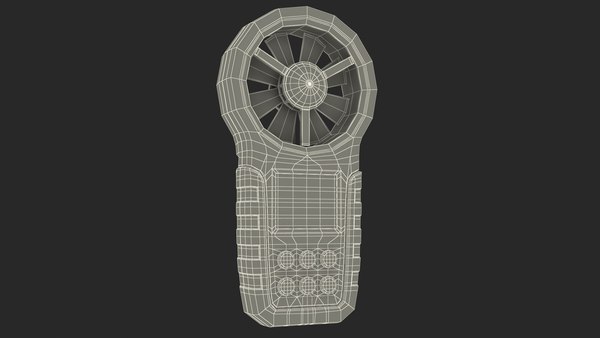 3D модель Портативный цифровой анемометр - TurboSquid 1670579