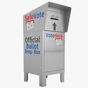 Ballot Drop Box 01 3D