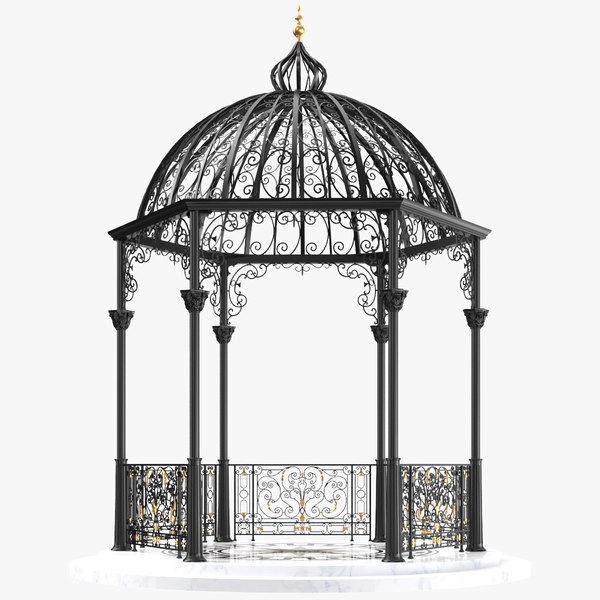 Classic Iron Gazebo 3D