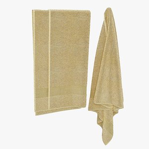 hanging towels 3d model
