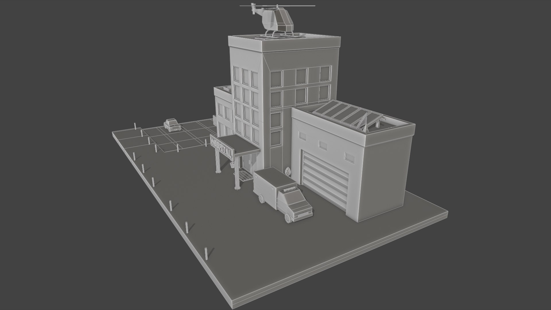 Low Poly Hospital 3D model https://p.turbosquid.com/ts-thumb/qf/e3816j/EN/hospital_wire01/jpg/1732394042/1920x1080/fit_q87/9a26608c71180a94434c70b24b5deb25ed5a7bc7/hospital_wire01.jpg