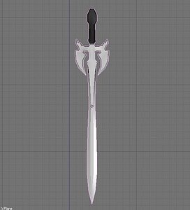 3d fantasy sword darkness