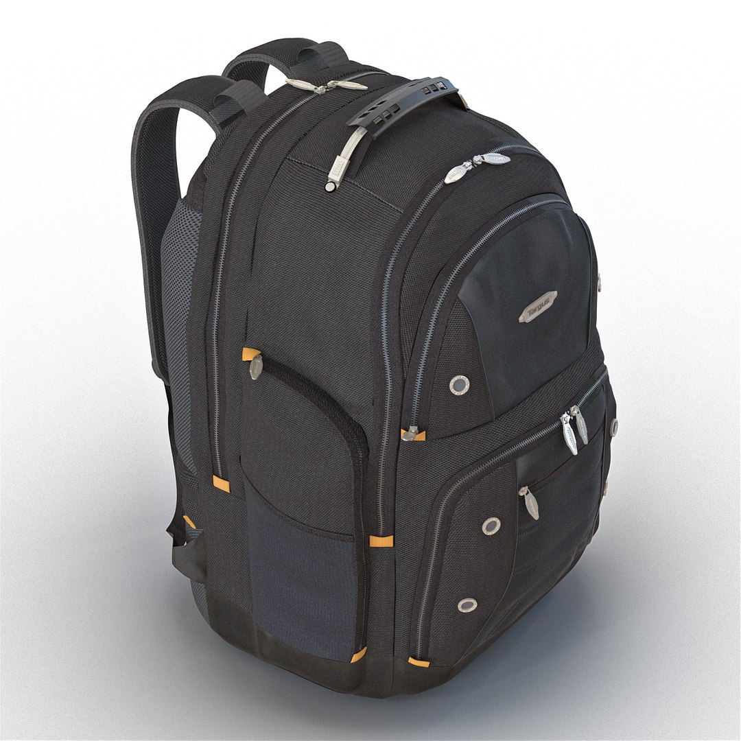 3d backpack 2 black