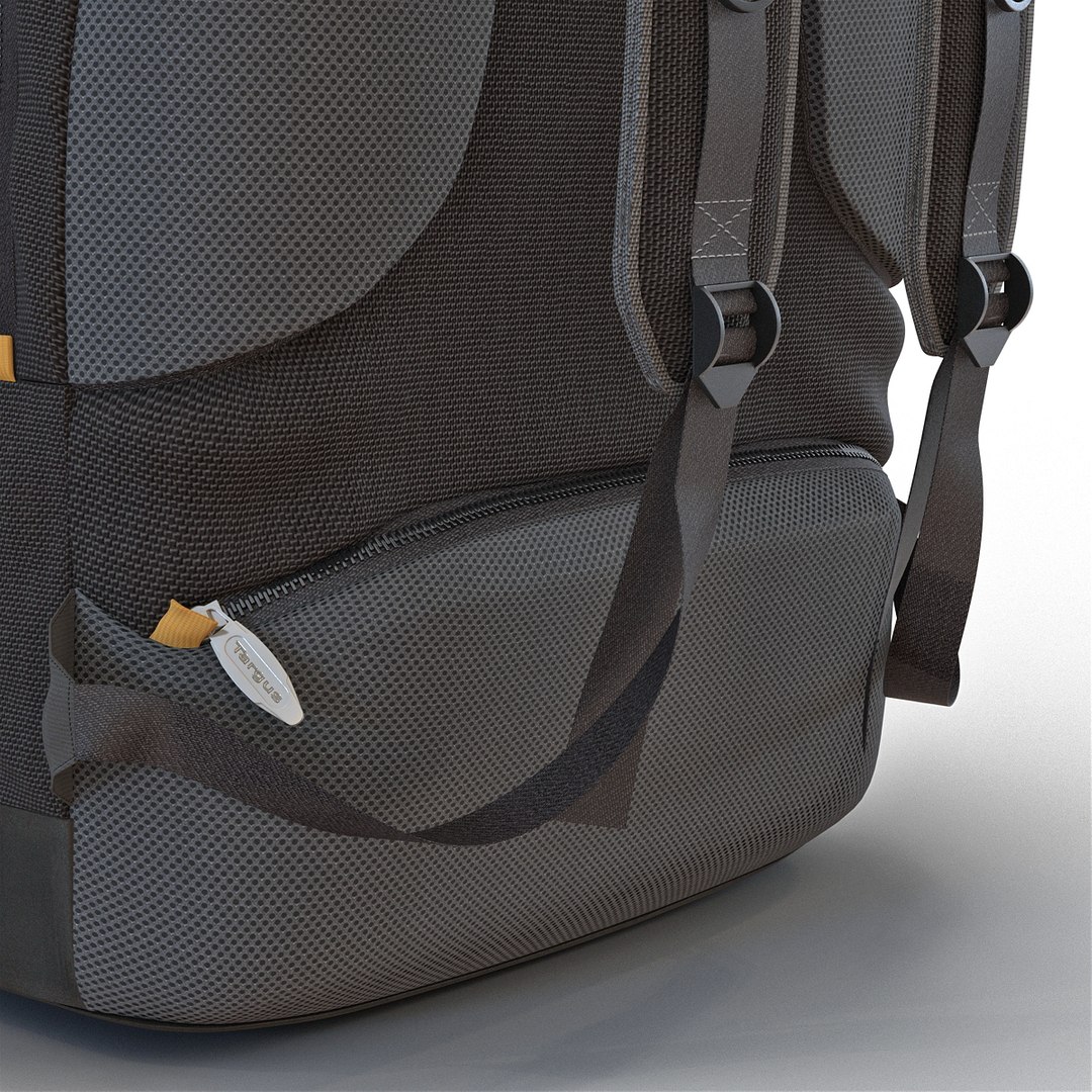 3d backpack 2 black